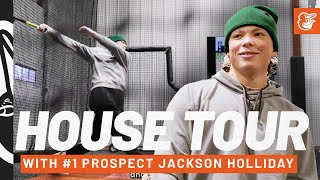 House Tour with 1 Prospect Jackson Holliday  Baltimore Orioles [upl. by Adnam]