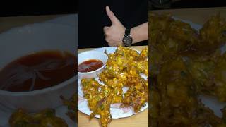 Cabbage Onion Pakoda ASMR  asmr shorts [upl. by Romie302]