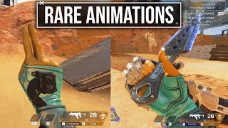 Wraith Heirloom Rare Animations  Apex Legends [upl. by Lorou]