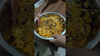 Home made Muesli healthylifestyle muesli homemade foodvlog foodshorts [upl. by Adiraf]