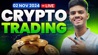 Live Trading Future amp Options In CryptoCurrency Bitcoin Live Trading 2 November 2024 Delta Exchange [upl. by Huntlee242]