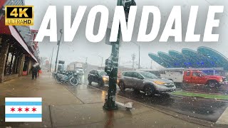 🇺🇸 Avondale Chicago 4K Walk [upl. by Pepita]