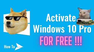 ACTIVATE WINDOWS 10 pro N for FREE [upl. by Esdras]