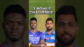 Alzarri Joseph vs Nuwan Thushara 3 Bowl Challenge shorts shortsfeed rc24 hype viralshorts [upl. by Bernie559]