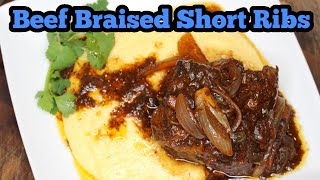 Beef Braised Short Ribs Recipe [upl. by Aronel]