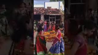 Bathukamma  boddemma  yt short [upl. by Nauquf]