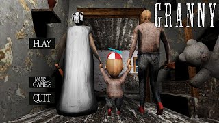 Playing Granny Family Mode Animation Full Gameplay 3 [upl. by Huoh]