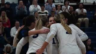 Volleyball vs DYouville NCAA First Round 1252024 [upl. by Hamburger]