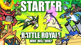 Starter Pokemon Battle Royale 💥 Collab With Gnoggin [upl. by Vastha635]