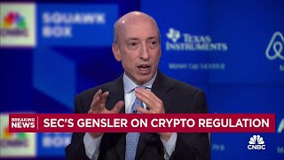 SEC Chair Gary Gensler on crypto This field will not long persist without investor protection [upl. by Nollad]