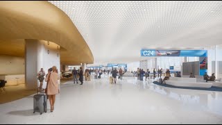 Renderings DFW Airports Terminal C Reconstruction [upl. by Hollyanne]