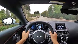 2020 Aston Martin Vantage POV Test Drive 3D AudioASMR [upl. by Dib]