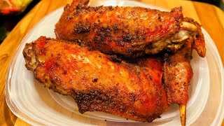 Crispy Air Fryer Turkey Wings  Air Fryer Easy Wings [upl. by Ketchum862]