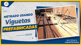 🤔👷¿CÓMO METRAR UNA LOSA ALIGERADA CON VIGUETAS PREFABRICADAS🤔👷 [upl. by Irual518]