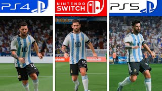 EA Sports FC 24  Switch  PS4  PS5  Graphics Comparison  Analista De Bits [upl. by Adamo]