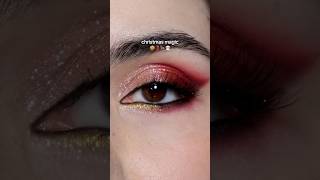 Christmas Magic 🎅🏼🎄 Red Soft Glam Eyeshadow Look Christmas Holiday Makeup  eyesofathena [upl. by Longwood]