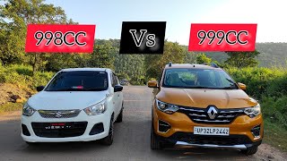 Renault Triber Drag Race  Triber vs Alto  1 CC Me Itna Fark😂  Shivansh Sharma  vlog22 [upl. by Tremann]