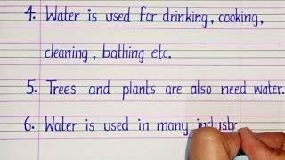 10 points on Save Water Essay on Save Water Save Water Essay in English [upl. by Johathan]