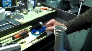 How to Service WP KTM Husaberg Closed Chamber Bladder Forksmp4 [upl. by Friedlander852]