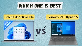 Honor magicbook X14 vs Lenovo V15 AMD Ryzen 5 5500U 💻 [upl. by Argella]