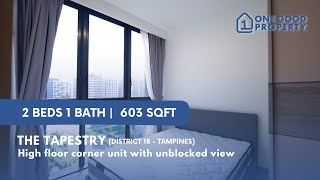 The Tapestry  2 Bed 1 Bath 603sqft High Floor Unit for Sale with tenancy 🔑 [upl. by Neve96]