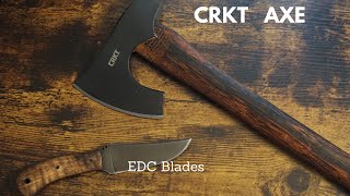 Winkler Knives Blue Ridge OFFICIAL REVIEW and UnboxingReview the CRKT Freyr Norse Axe [upl. by Reade592]