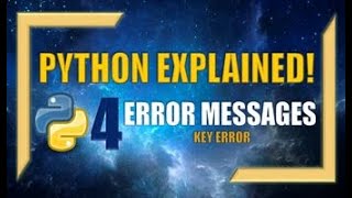 How to Resolve KEY ERRORS in Python [upl. by Notgnirrac]