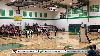 91424 Kickapoo vs Shullsburg Varsity Volleyball [upl. by Previdi442]