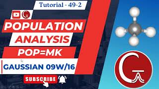 How to Determine Atomic Charges using the MK Scheme  POPMK  Gaussian 09G16 [upl. by Inilahs]