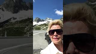 Furka Pass Switzerland  James Bond Goldfinger road curve [upl. by Ened]