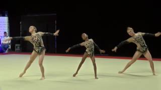 Heathrow Gold  Womens Group  1116 Balance  Acrobatic Gymnastics 2017 [upl. by Silverstein]