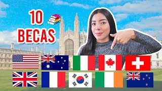 10 BECAS PARA ESTUDIAR EN EL EXTRANJERO si eres latino  Pregrado y posgrado [upl. by Nirra130]