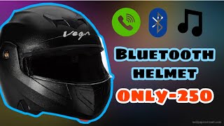 Vega Helmet Convert Bluetooth Helmet ♥️Only 250rs [upl. by Kenlay]