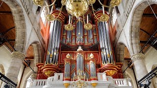 The Canon in DMajor  J Pachelbel Arr Paul Fey  Sheet Music Organ  Laurenskerk Rotterdam HW [upl. by Deth]