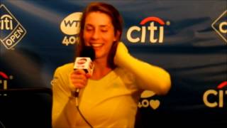 Andrea Petkovic Gives Funniest WTA Finalist Press Conference Ever [upl. by Secnarf]