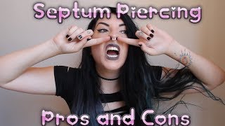 Piercer Explains Septum Piercing Pros and Cons [upl. by Nimesh18]