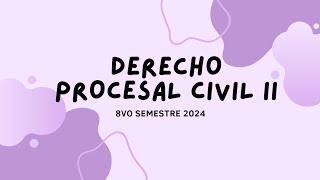 Ejecución en la Vía de Apremio PtI Derecho Procesal Civil II 120924 [upl. by Los729]