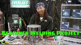 Lets build a bird cage Basic welding project with MIG [upl. by Airdua]