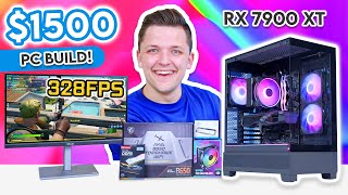 Best 1500 Gaming PC Build 2024 😄 Full Build Guide amp Benchmarks  ft RX 7900 XT [upl. by Amuwkuhc]