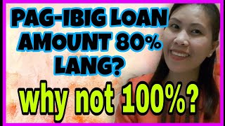 PAGIBIG LOAN MPL AMOUNT bakit 80 lang ang binibigay ni PAGIBIG fund sa ating mga member borrower [upl. by Amilah135]