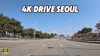 4K Drive from Incheon Airport to Seoul [upl. by Fernandina597]