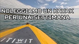 Primi tentativi con il Kayak  vacanze al mare Ep1 [upl. by Duval]