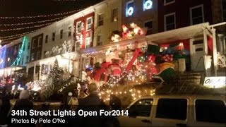 34th Street Christmas lights unveiled [upl. by Congdon]