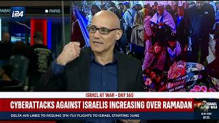 Radwares Ron Meyran on i24 Breaking News about the surge of DDoS attacks in Israel [upl. by Htebarual]