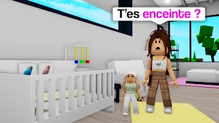 ELLE EST ENCEINTE SUR BROOKHAVEN ROBLOX [upl. by Reham]