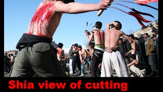 Shia cutting themselvesself Flagellation and Tatbir [upl. by Aileek492]