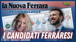 Elezioni regionali candidati ferraresi per lEmiliaRomagna [upl. by Lemraj]