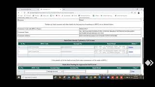 Bank Detail addition in econnect BPCL [upl. by Ardnuahc]