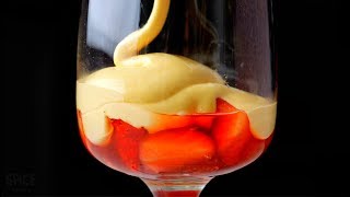 Zabaglione  Italian Custard Recipe Without alcohol [upl. by Sunshine]