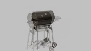 Landmann 31420  Taurus 440 Black Charcoal BBQ [upl. by Tasia]